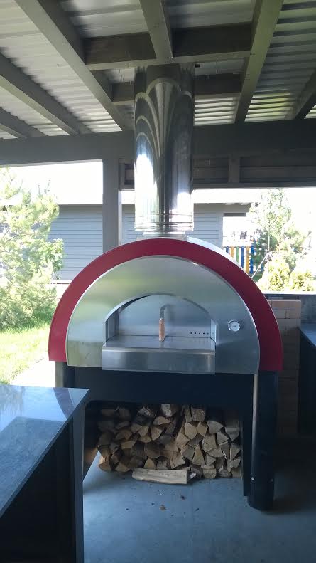 Печь для пиццы на дровах Quick Pro установка в Казани